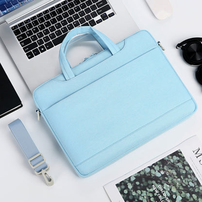 P510 Waterproof Oxford Cloth Laptop Handbag For 15-16 inch(Blue) - 15.6 - 17 inch by PMC Jewellery | Online Shopping South Africa | PMC Jewellery | Buy Now Pay Later Mobicred