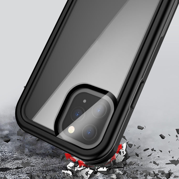 For iPhone 12 Pro Max Waterproof Full Coverage PC + TPU Phone Case(Black) - iPhone 12 Pro Max Cases by PMC Jewellery | Online Shopping South Africa | PMC Jewellery