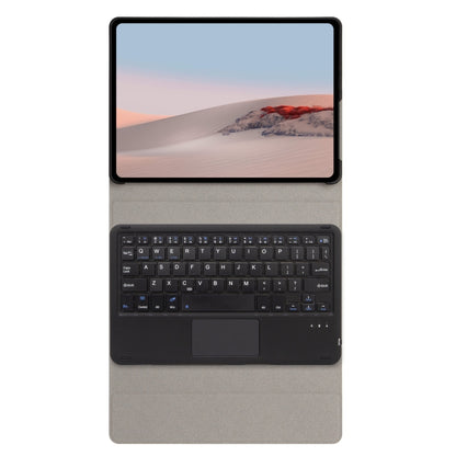 SFGO-A Tree Texture Bluetooth Keyboard Leather Case with Touchpad For Microsoft Surface Go 4 / 3 / 2 / 1(Black + Black) - Others Keyboard by PMC Jewellery | Online Shopping South Africa | PMC Jewellery