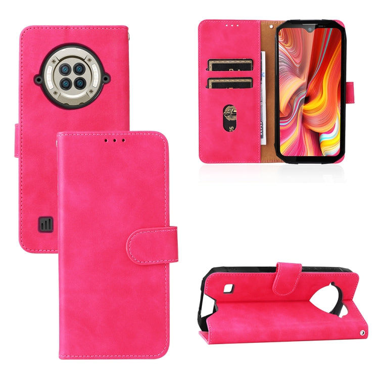 For DOOGEE S96 Pro Skin Feel Magnetic Buckle Calf Texture PU Phone Case(Rose Red) - Doogee Cases by PMC Jewellery | Online Shopping South Africa | PMC Jewellery | Buy Now Pay Later Mobicred