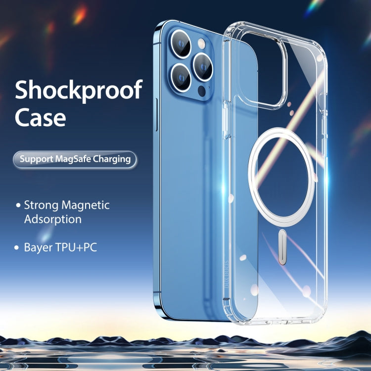 For iPhone 12 Pro Max DUX DUCIS Clin Mag Series Magsafe PC + TPU Phone Case(Transparent) - iPhone 12 Pro Max Cases by DUX DUCIS | Online Shopping South Africa | PMC Jewellery | Buy Now Pay Later Mobicred