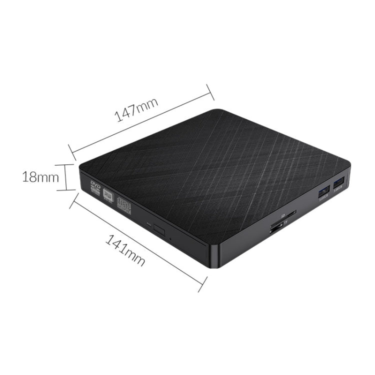 ORICO XD010 External Optical Drive Extension(Black) - Rewritable Drive by ORICO | Online Shopping South Africa | PMC Jewellery | Buy Now Pay Later Mobicred