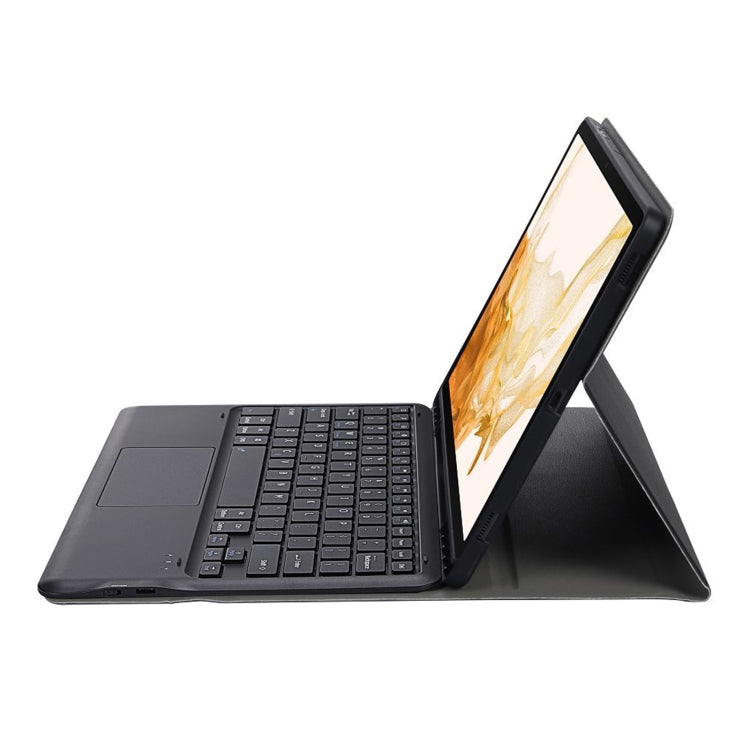 A800B-A Split Bluetooth Keyboard Leather Case with Holder & Pen Slot & Touchpad For Samsung Galaxy Tab S8+ X800(Black) - free shipping - PMC TechLife - Order now!