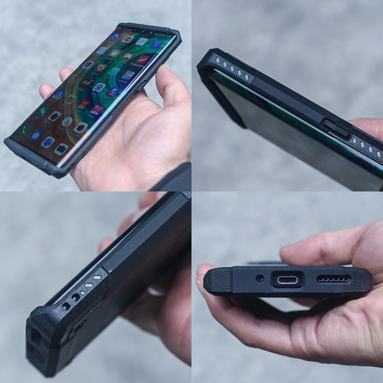 For Huawei Mate 30 4G / 5G FATBEAR Armor Shockproof Cooling Phone Case(Black) - free shipping - PMC TechLife - Order now!