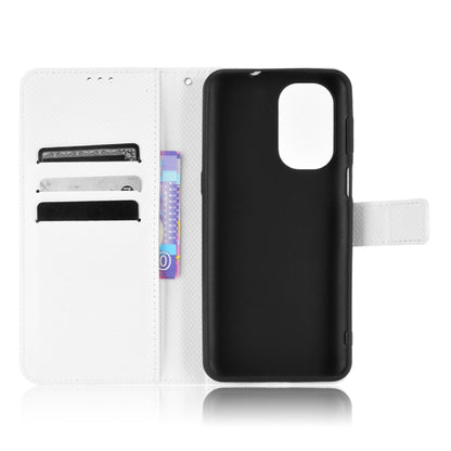 For Ulefone Note 13P Diamond Texture Leather Phone Case(White) - Ulefone Cases by PMC Jewellery | Online Shopping South Africa | PMC Jewellery | Buy Now Pay Later Mobicred