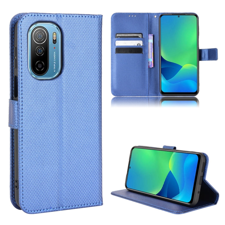For Ulefone Note 13P Diamond Texture Leather Phone Case(Blue) - free shipping - PMC Jewellery - Order now!