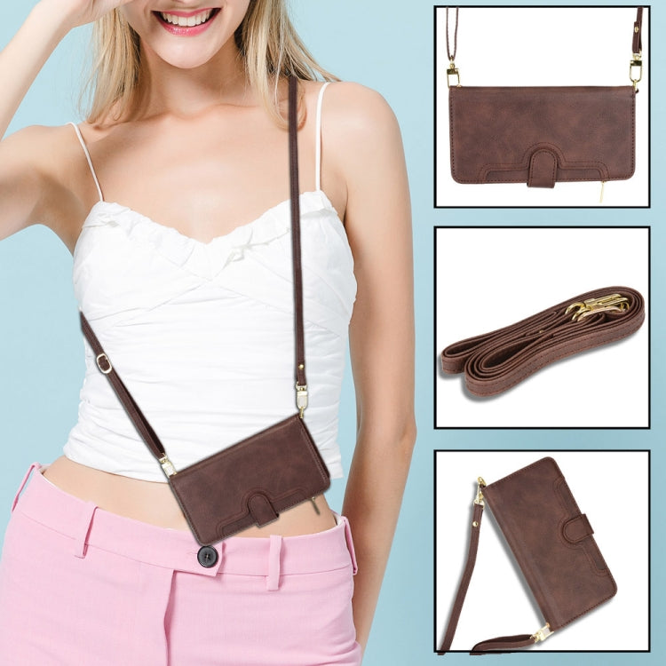 For Blackview A90 Litchi Texture Zipper Leather Phone Case(Brown) - More Brand by PMC TechLife | Online Shopping South Africa | PMC TechLife | Buy Now Pay Later Mobicred