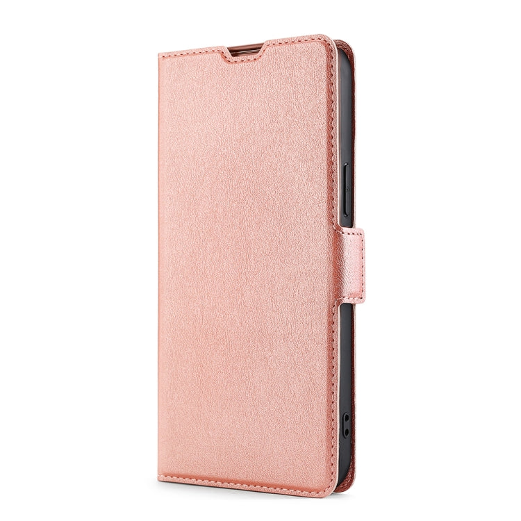 For Huawei P9 Ultra-thin Voltage Side Buckle PU + TPU Leather Phone Case(Rose Gold) - Huawei Cases by PMC Jewellery | Online Shopping South Africa | PMC Jewellery