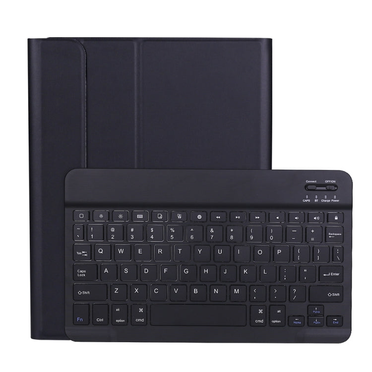 A11B Lambskin Texture Ultra-thin Bluetooth Keyboard Leather Case with Pen Holder For iPad Air 5 2022 / Air 4 2020 10.9 & Pro 11 inch 2021 / 2020 / 2018(Black) - Universal by PMC Jewellery | Online Shopping South Africa | PMC Jewellery