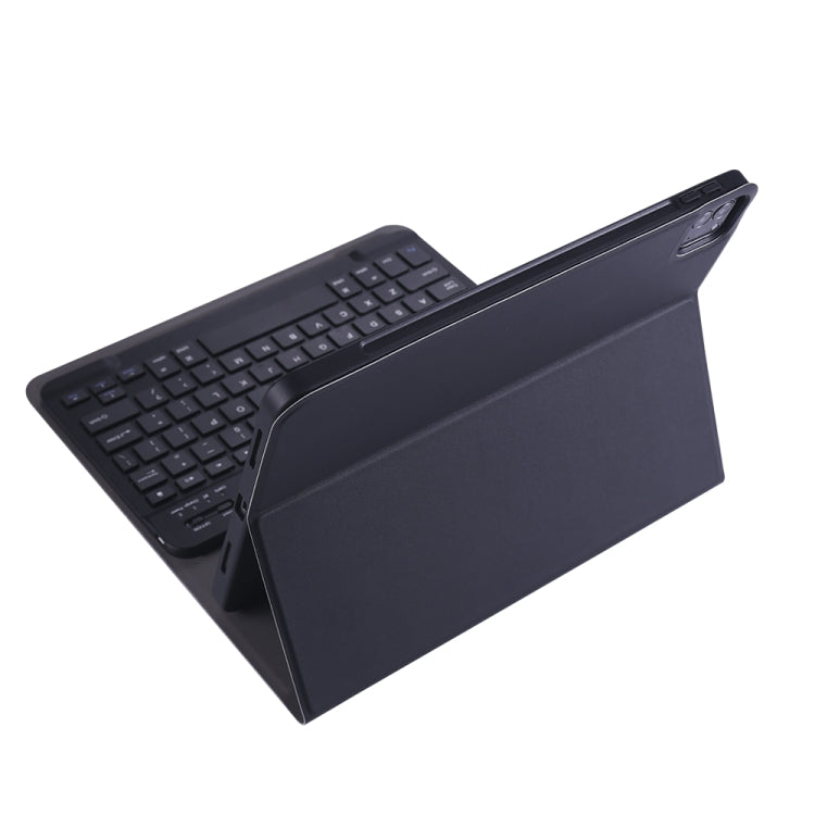 A11B Lambskin Texture Ultra-thin Bluetooth Keyboard Leather Case with Pen Holder For iPad Air 5 2022 / Air 4 2020 10.9 & Pro 11 inch 2021 / 2020 / 2018(Black) - Universal by PMC Jewellery | Online Shopping South Africa | PMC Jewellery