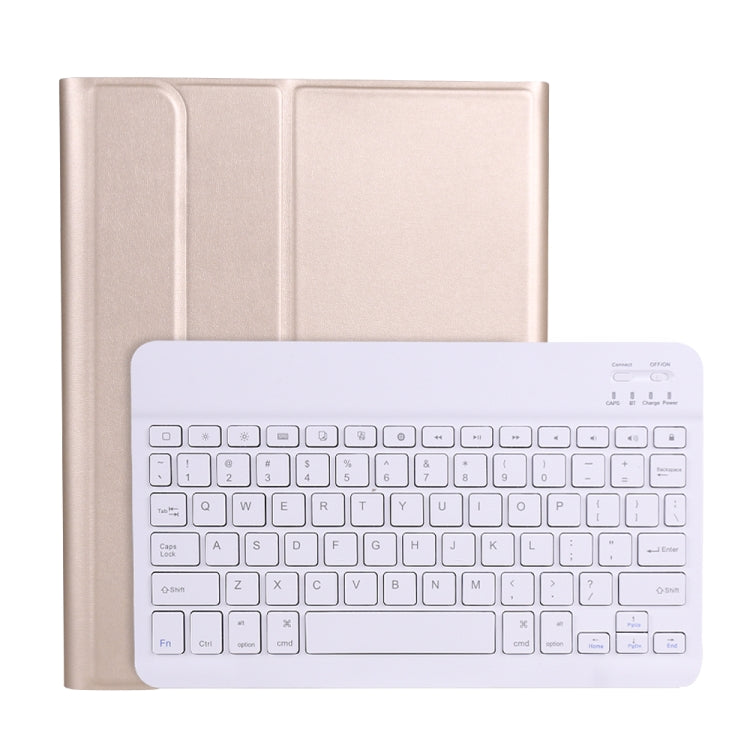 A11B Lambskin Texture Ultra-thin Bluetooth Keyboard Leather Case with Pen Holder For iPad Air 5 2022 / Air 4 2020 10.9 & Pro 11 inch 2021 / 2020 / 2018(Gold) - Universal by PMC Jewellery | Online Shopping South Africa | PMC Jewellery