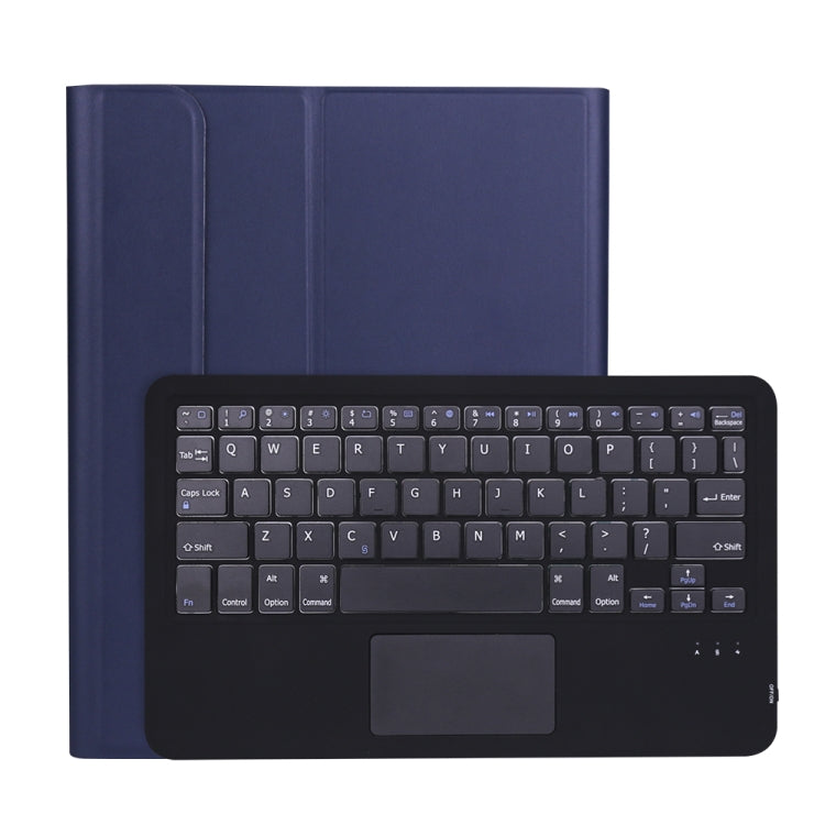 A11B-A Lambskin Texture Ultra-thin Bluetooth Keyboard Leather Case with Pen Holder & Touchpad For iPad Air 5 2022 / Air 4 2020 10.9 & Pro 11 inch 2021 / 2020 / 2018(Blue) - Universal by PMC Jewellery | Online Shopping South Africa | PMC Jewellery