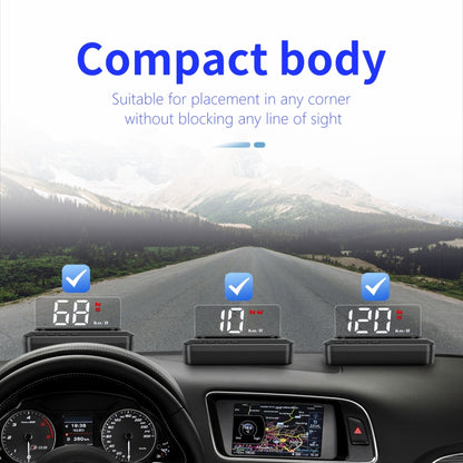 G100 Car HD GPS Head-Up Display HUD System - Head Up Display System by PMC Jewellery | Online Shopping South Africa | PMC Jewellery | Buy Now Pay Later Mobicred