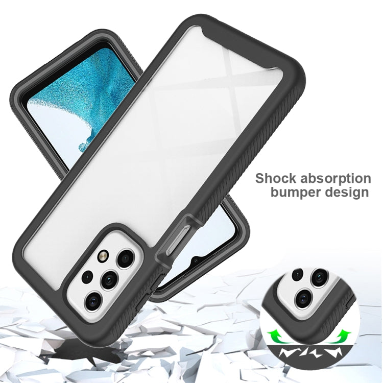 For Samsung Galaxy A23 4G Starry Sky Solid Color Series Shockproof PC + TPU Phone Case(Royal Blue) - Galaxy Phone Cases by PMC TechLife | Online Shopping South Africa | PMC TechLife