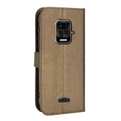 For Doogee S59 / S59 Pro Diamond Texture Leather Phone Case(Brown) - Doogee Cases by PMC Jewellery | Online Shopping South Africa | PMC Jewellery | Buy Now Pay Later Mobicred