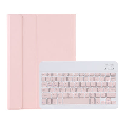 A08B Candy Color Bluetooth Keyboard Leather Case with Pen Slot For Samsung Galaxy Tab A8 10.5 2021 SM-X200 / SM-X205(Pink) - Samsung Keyboard by PMC Jewellery | Online Shopping South Africa | PMC Jewellery