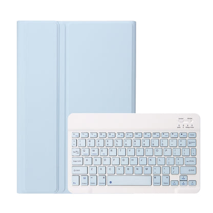 A08B Candy Color Bluetooth Keyboard Leather Case with Pen Slot For Samsung Galaxy Tab A8 10.5 2021 SM-X200 / SM-X205(White Ice) - Samsung Keyboard by PMC Jewellery | Online Shopping South Africa | PMC Jewellery