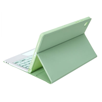 A08B-A Candy Color Bluetooth Keyboard Leather Case with Pen Slot & Touchpad For Samsung Galaxy Tab A8 2021 SM-X205 / SM-X200(Light Green) - Samsung Keyboard by PMC Jewellery | Online Shopping South Africa | PMC Jewellery