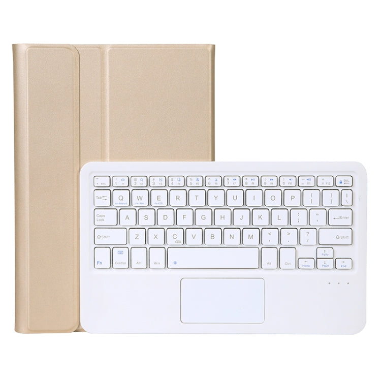 A700-A Ultra-thin Bluetooth Keyboard Leather Case with Touchpad For Samsung Galaxy Tab S8 11 inch SM-X700 / SM-X706(Gold) - Samsung Keyboard by PMC TechLife | Online Shopping South Africa | PMC TechLife