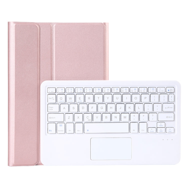 A700-A Ultra-thin Bluetooth Keyboard Leather Case with Touchpad For Samsung Galaxy Tab S8 11 inch SM-X700 / SM-X706(Rose Gold) - Samsung Keyboard by PMC TechLife | Online Shopping South Africa | PMC TechLife