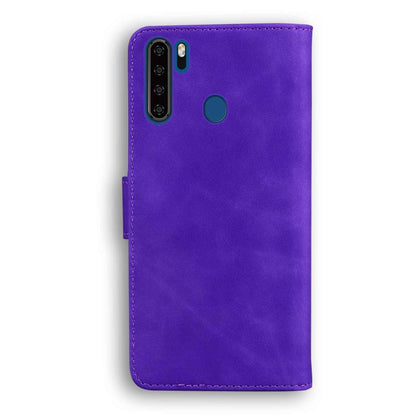 For Blackview A80 Pro Skin Feel Pure Color Flip Leather Phone Case(Purple) - More Brand by PMC Jewellery | Online Shopping South Africa | PMC Jewellery | Buy Now Pay Later Mobicred