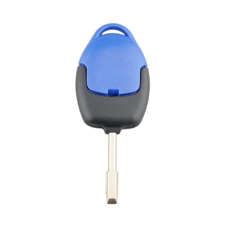 A17 Straight Car Key Shell Round Embryo Metal Embryo Length 35mm for Ford Transit 3-button - Car Key Cases by PMC Jewellery | Online Shopping South Africa | PMC Jewellery