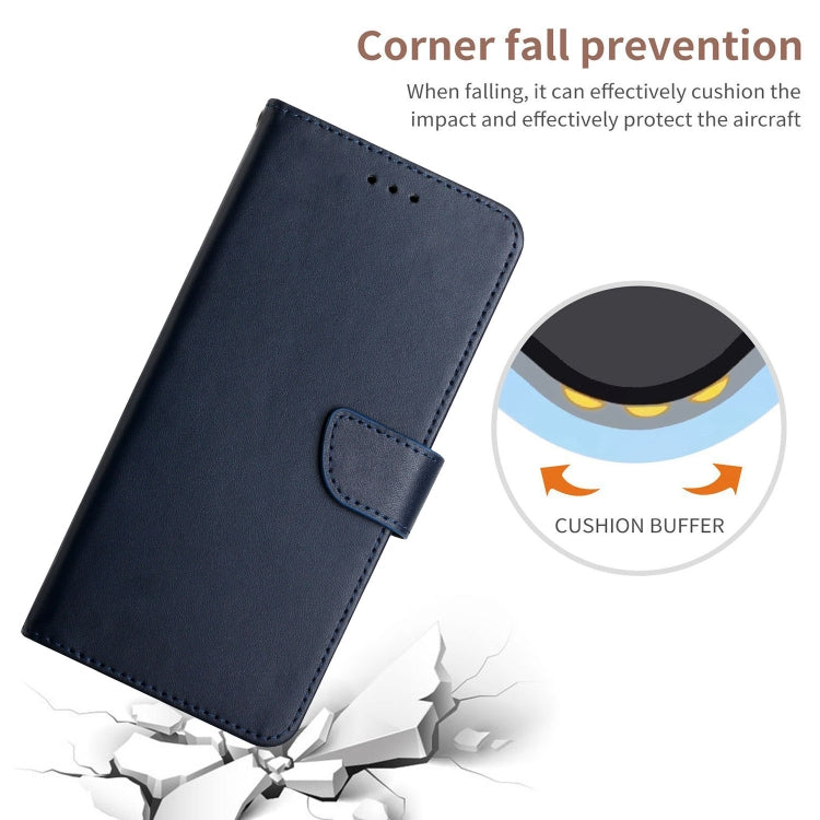 For Nokia 2.4 Genuine Leather Fingerprint-proof Horizontal Flip Phone Case(Blue) - free shipping - PMC TechLife - Order now!