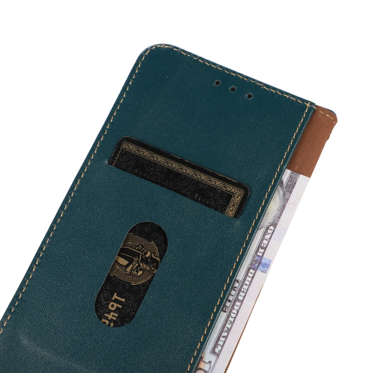For Google Pixel 7 5G KHAZNEH Nappa Top Layer Cowhide Leather Phone Case(Green) - Google Cases by PMC TechLife | Online Shopping South Africa | PMC TechLife | Buy Now Pay Later Mobicred
