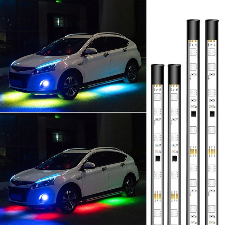 Car Modification Symphony Voice Control LED Chassis Lights, Specification:2 x 60cm + 2 x 90cm - Atmosphere lights by PMC Jewellery | Online Shopping South Africa | PMC Jewellery | Buy Now Pay Later Mobicred