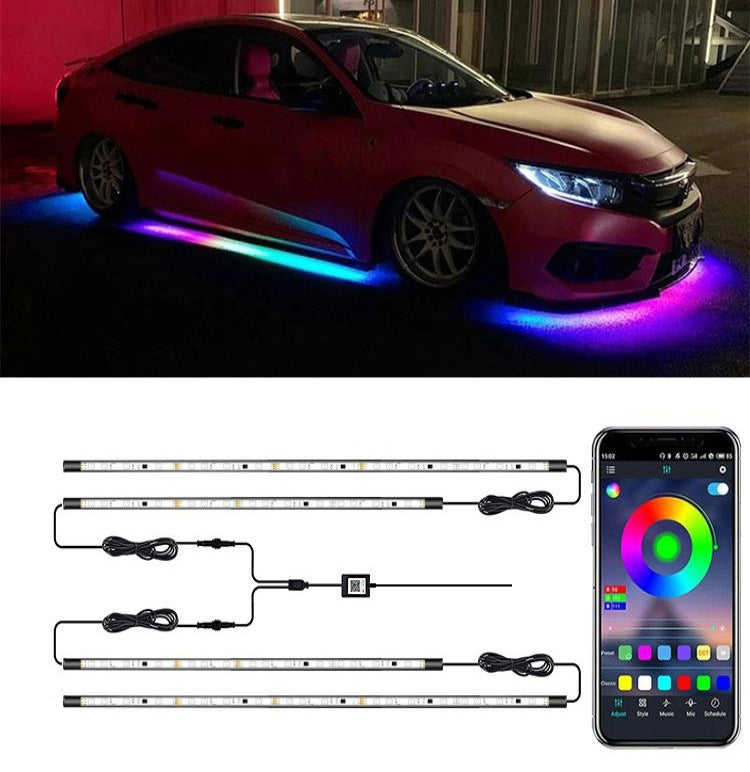 Car Modification Symphony Voice Control LED Chassis Lights, Specification:2 x 90cm + 2 x 120cm - Atmosphere lights by PMC TechLife | Online Shopping South Africa | PMC TechLife | Buy Now Pay Later Mobicred