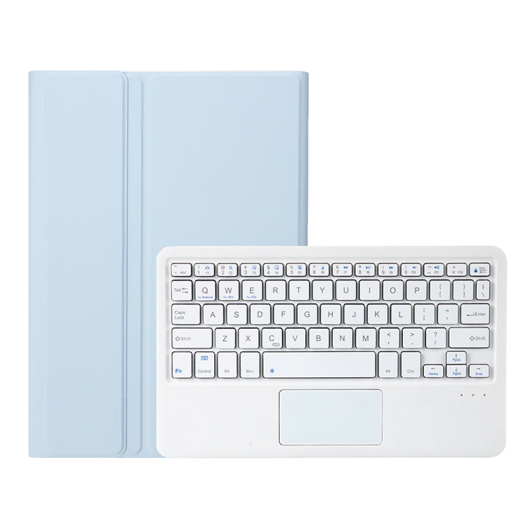 A610B-A Candy Color Bluetooth Keyboard Leather Case with Pen Slot & Touchpad For Samsung Galaxy Tab S6 Lite 10.4 inch SM-P610 / SM-P615(White Ice) - Samsung Keyboard by PMC Jewellery | Online Shopping South Africa | PMC Jewellery