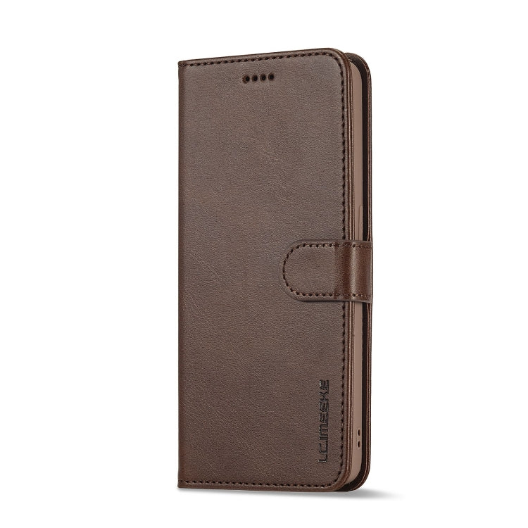 For OPPO A96 5G / Reno7 Z 5G LC.IMEEKE Calf Texture Leather Phone Case(Coffee) - OPPO Cases by LC.IMEEKE | Online Shopping South Africa | PMC Jewellery | Buy Now Pay Later Mobicred