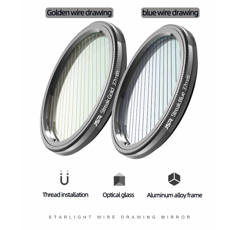 JSR Starlight Drawing Camera Lens Filter, Size:105mm(Streak Gold) - free shipping - PMC TechLife - Order now!