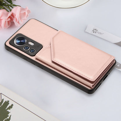 For Xiaomi 12 Pro Skin Feel PU + TPU + PC Phone Case(Rose Gold) - Xiaomi Cases by PMC Jewellery | Online Shopping South Africa | PMC Jewellery