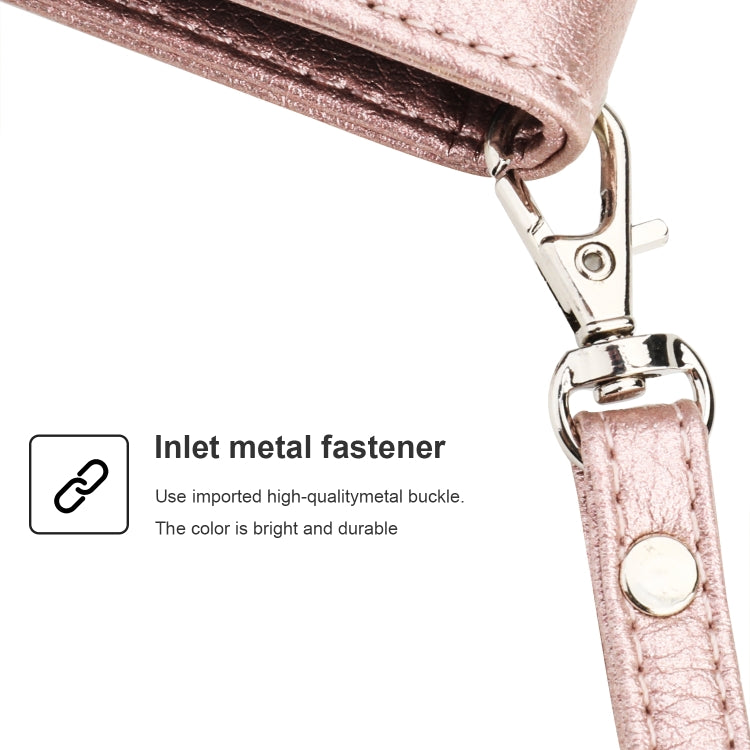 For Huawei Nova 5i Pro / Mate 30 Lite Microfiber Zipper Horizontal Flip Leather Case(Rose Gold) - Huawei Cases by PMC TechLife | Online Shopping South Africa | PMC TechLife | Buy Now Pay Later Mobicred