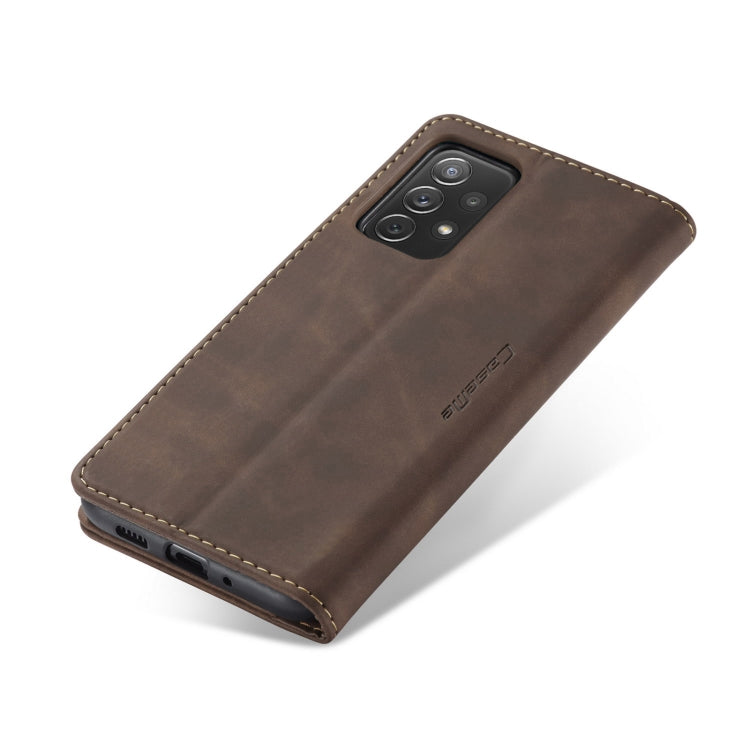 For Samsung Galaxy A73 5G CaseMe 013 Multifunctional Horizontal Flip Leather Phone Case(Coffee) - Galaxy Phone Cases by CaseMe | Online Shopping South Africa | PMC Jewellery | Buy Now Pay Later Mobicred