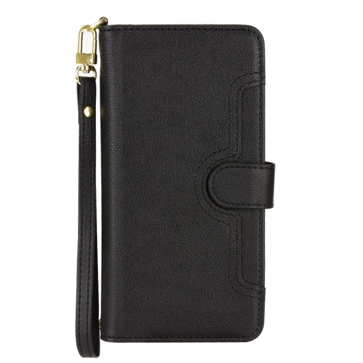 For Doogee S88 Pro / S88 Plus Litchi Texture Zipper Leather Phone Case(Black) - Doogee Cases by PMC TechLife | Online Shopping South Africa | PMC TechLife | Buy Now Pay Later Mobicred