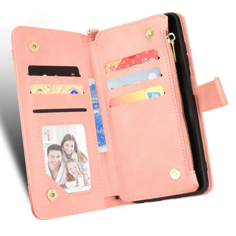 For Doogee X96 Pro Litchi Texture Zipper Leather Phone Case(Pink) - Doogee Cases by PMC TechLife | Online Shopping South Africa | PMC TechLife | Buy Now Pay Later Mobicred