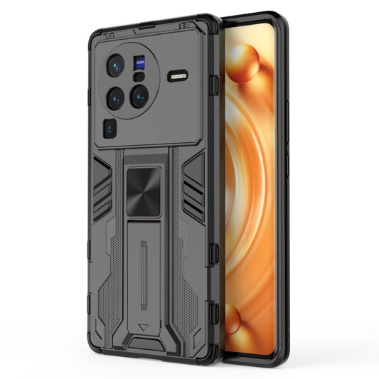 For vivo X80 Pro Supersonic PC + TPU Shock-proof Phone Case(Black) - vivo Cases by PMC Jewellery | Online Shopping South Africa | PMC Jewellery