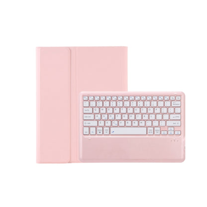 T800B Pen Slot Detachable Bluetooth Keyboard Leather Tablet Case For Samsung Galaxy Tab S8+/S7+/S7 FE(Pink) - Samsung Keyboard by PMC Jewellery | Online Shopping South Africa | PMC Jewellery