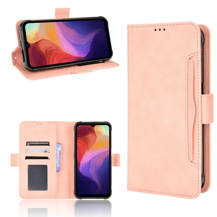 For Ulefone Power Armor 14 / 14 Pro Skin Feel Calf Texture Card Slots Leather Phone Case(Pink) - Ulefone Cases by PMC Jewellery | Online Shopping South Africa | PMC Jewellery | Buy Now Pay Later Mobicred