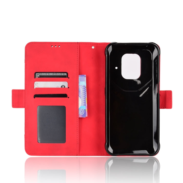 For Ulefone Power Armor 14 / 14 Pro Skin Feel Calf Texture Card Slots Leather Phone Case(Red) - Ulefone Cases by PMC Jewellery | Online Shopping South Africa | PMC Jewellery | Buy Now Pay Later Mobicred