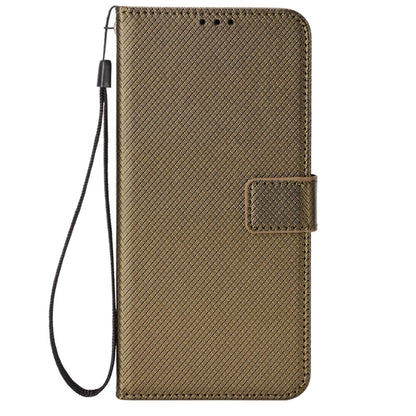 For Ulefone Power Armor 14 / 14 Pro Diamond Texture Leather Phone Case(Brown) - Ulefone Cases by PMC Jewellery | Online Shopping South Africa | PMC Jewellery | Buy Now Pay Later Mobicred