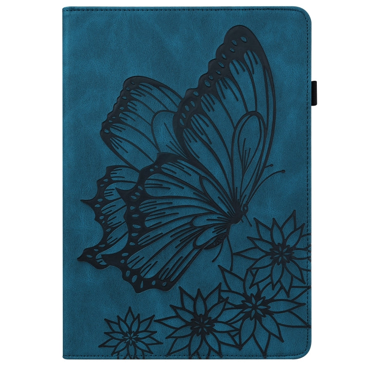 For Lenovo Tab M10 X505L Big Butterfly Embossed Leather Tablet Case(Blue) - free shipping - PMC TechLife - Order now!