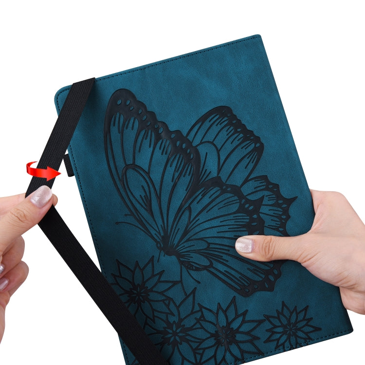 For Lenovo Tab M10 X505L Big Butterfly Embossed Leather Tablet Case(Blue) - free shipping - PMC TechLife - Order now!