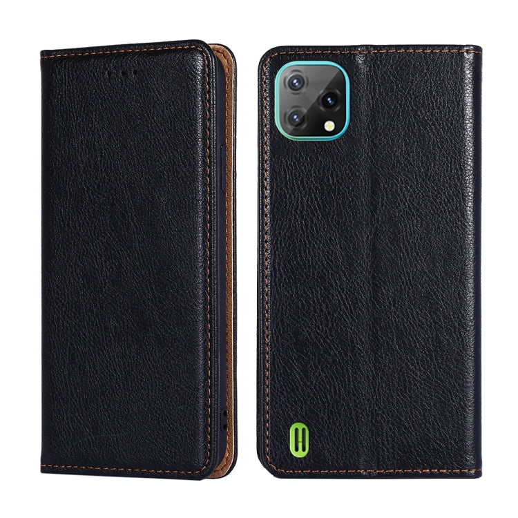 For Blackview A55 Pure Color Magnetic Leather Phone Case(Black) - More Brand by PMC Jewellery | Online Shopping South Africa | PMC Jewellery