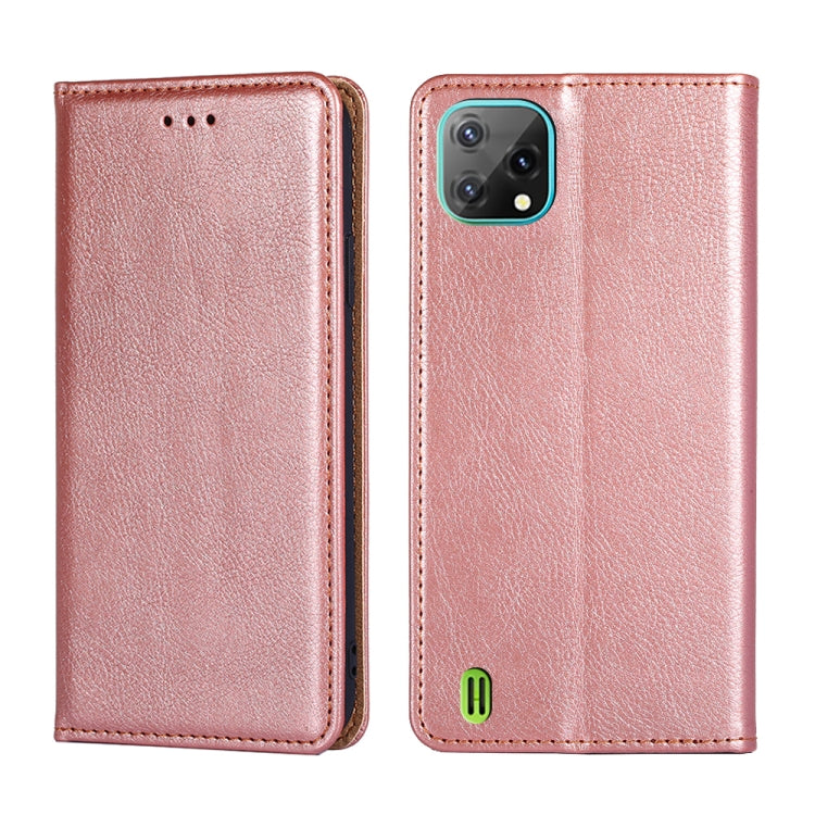 For Blackview A55 Pure Color Magnetic Leather Phone Case(Rose Gold) - More Brand by PMC Jewellery | Online Shopping South Africa | PMC Jewellery | Buy Now Pay Later Mobicred