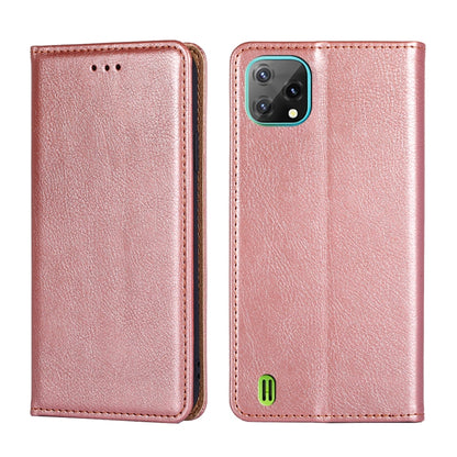 For Blackview A55 Pure Color Magnetic Leather Phone Case(Rose Gold) - More Brand by PMC Jewellery | Online Shopping South Africa | PMC Jewellery | Buy Now Pay Later Mobicred