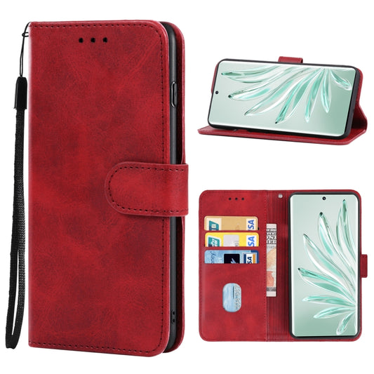 For Honor 70 Leather Phone Case(Red) - Honor Cases by PMC Jewellery | Online Shopping South Africa | PMC Jewellery | Buy Now Pay Later Mobicred