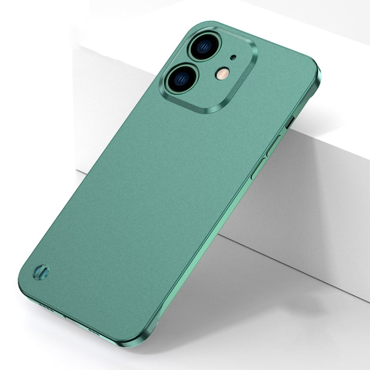 For iPhone 11 Electroplating Frosted Frameless Phone Case (Green) - iPhone 11 Cases by PMC Jewellery | Online Shopping South Africa | PMC Jewellery | Buy Now Pay Later Mobicred